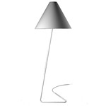 Hat Floor Lamp - White / White