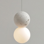 Origo Pendant - White Rock / Opal