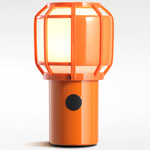 Chispa Portable Lantern - Orange / White