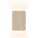 Tersus Wood Wall Sconce - White Washed Oak