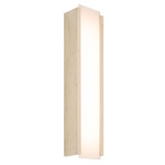 Capio Wall Sconce - White Washed Oak / Frosted