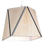 Calx Pendant - Brushed Aluminum / White Washed