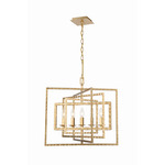 Capri Chandelier - Antique Gold