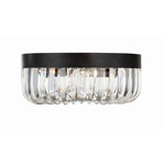 Alister Ceiling Light Fixture - Charcoal Bronze / Clear