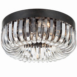 Alister Ceiling Light Fixture - Charcoal Bronze / Clear