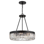 Alister Chandelier - Charcoal Bronze / Clear