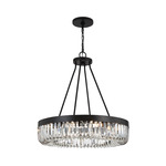 Alister Chandelier - Charcoal Bronze / Clear