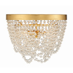 Fiona Ceiling Light - Antique Gold / Clear