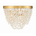 Fiona Ceiling Light - Antique Gold / White