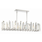 Watson Linear Chandelier - Polished Nickel