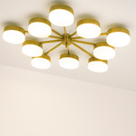 Celeste Epoch Wall / Ceiling Light - Unpolished Balanced Brass / Opal