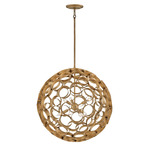 Centric Chandelier - Burnished Gold