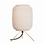 Ausi Scraplights Table Lamp - Brass / White
