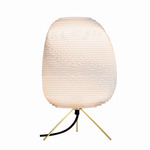 Ebey Scraplights Table Lamp - Brass / White