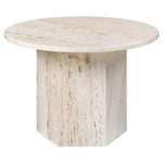 Epic Coffee Table - White Travertine