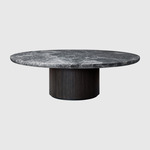 Moon Coffee Table - Black / Grey Emperador Marble