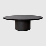 Moon Coffee Table - Black / Brown-Black Oak Veneer