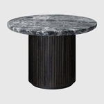 Moon Coffee Table - Black / Grey Emperador Marble