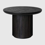 Moon Coffee Table - Black / Brown-Black Oak Veneer