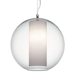 Bolla Cotton Pendant - Transparent / Ivory Cotton