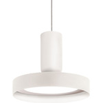 Hammer Pendant - White / White