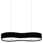 Ottovolante Cotton Pendant - White / Black Cotton