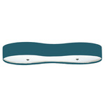 Ottovolante Cotton Ceiling Flush / Wall Sconce - Frosted / Teal Cotton