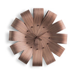 Ciclo Wall Clock - Walnut / Walnut