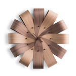 Ciclo Wall Clock - Walnut and Oak / Walnut and Oak