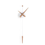 Punta Wall Clock - White / Oak