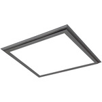 Blink Plus Square Surface Mount Light 3000K - Gray / Diffused Lens