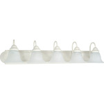 Ballerina Bathroom Vanity Light With Alabaster Glass - White / Alabaster