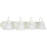 Ballerina Bathroom Vanity Light With Alabaster Glass - White / Alabaster