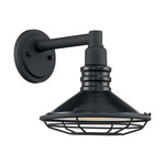 Blue Harbor Outdoor Wall Sconce - Black and Silver