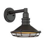 Blue Harbor Outdoor Wall Sconce - Bronze and Gold