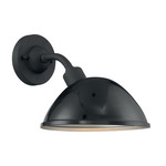South Street Outdoor Wall Sconce - Black and Silver