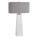 Sycamore Table Lamp - White / Gray