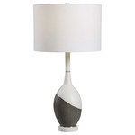 Tanali Table Lamp - Charcoal / White