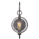 Whitten Wall Sconce - Dark Bronze / Clear Seeded