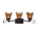 Vetraio Bathroom Vanity Light - Oil Rubbed Bronze / Amber