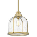 Burren Pendant - Heritage Brass / Clear Seedy