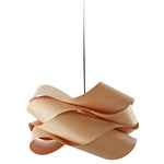 Link Pendant - Matte Black / Natural Beech Wood