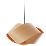 Nut Pendant - Black / Natural Beech Wood