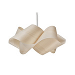 Swirl Pendant - Black / Ivory White