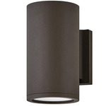 Silo Dark Sky Outdoor Wall Sconce - Architectural Bronze / Etched Glass
