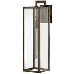 Max Outdoor Wall Sconce - Burnished Bronze / Clear