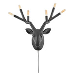 Stag Wall Sconce - Black