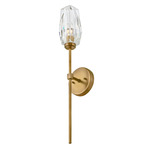 Ana Wall Sconce - Heritage Brass / Crystal