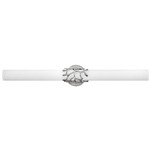 Lyra Bathroom Vanity Light - Brushed Nickel / Etched Opal