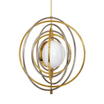 Electrum Kinetic Chandelier - Brass